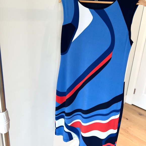 Tribal Multicolour/Blue sleeveless dress. - Picture 6 of 6